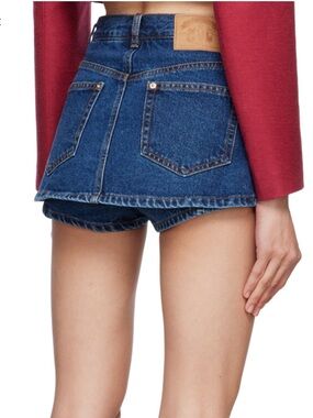 PUSHBUTTON Blue Denim Skort - S